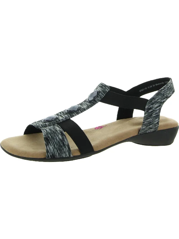 Exclusive Designer Style Deals Mackenzie Womens Slip On Comfort Wedge Sandals