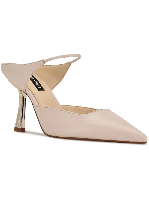 Women's Durable Footwear Madys Womens Leather Pointed Toe Mules