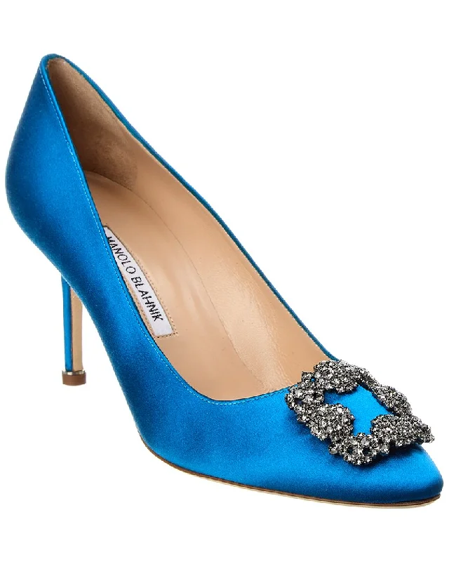 Fashionista Favorites Manolo Blahnik Hangisi 70 Satin Pump