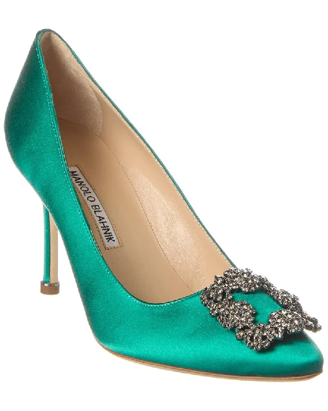 Trendy Fashion Sale Manolo Blahnik Hangisi 90 Satin Pump