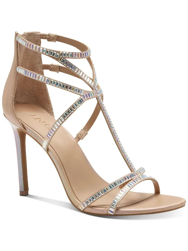 Contemporary Casual Footwear Natissha Womens Embellished Iridescent Pumps