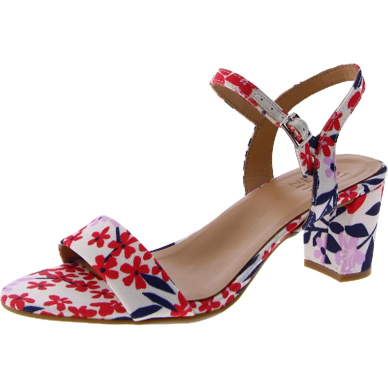 End Of Season Clearance Naturalizer Womens Bristol 4 Floral Ankle Strap Heels