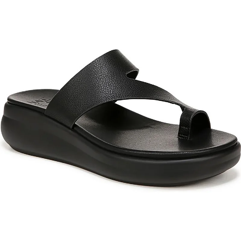 Sustainable Footwear Sale Naturalizer Womens Faux Leather Toe Loop Slide Sandals
