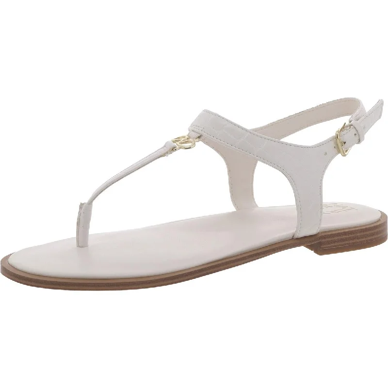 Embrace New Fashion Naturalizer Womens LIZZY Faux Leather Crocodile Print T-Strap Sandals