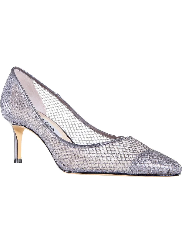 Trendy Footwear Sale Niley Womens Mesh Slip On Pointed Toe Heels