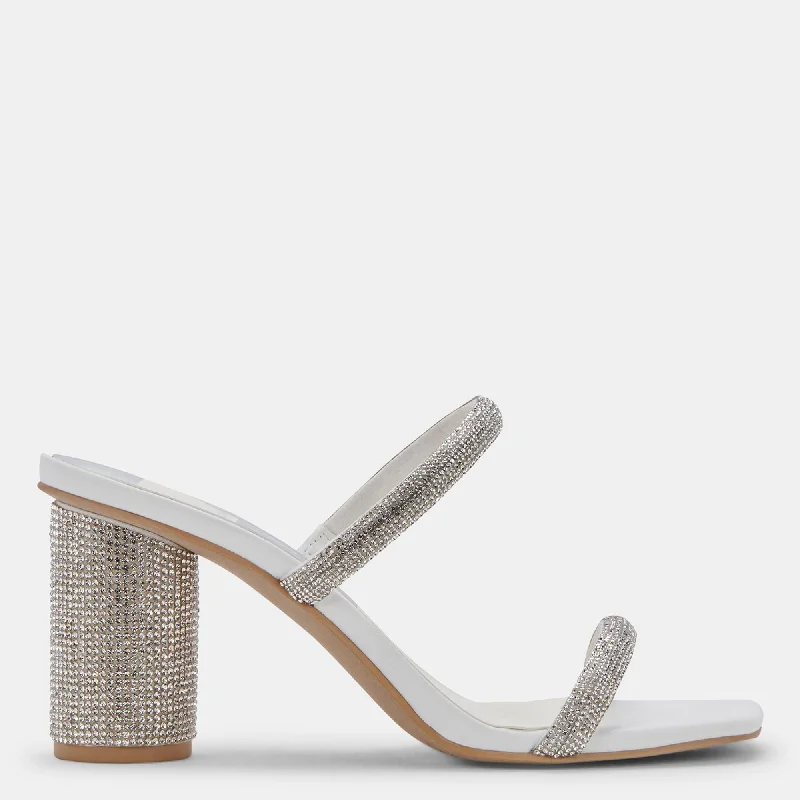 Chic And Edgy Noles Rhinestone Heels Crystal Rhinestone