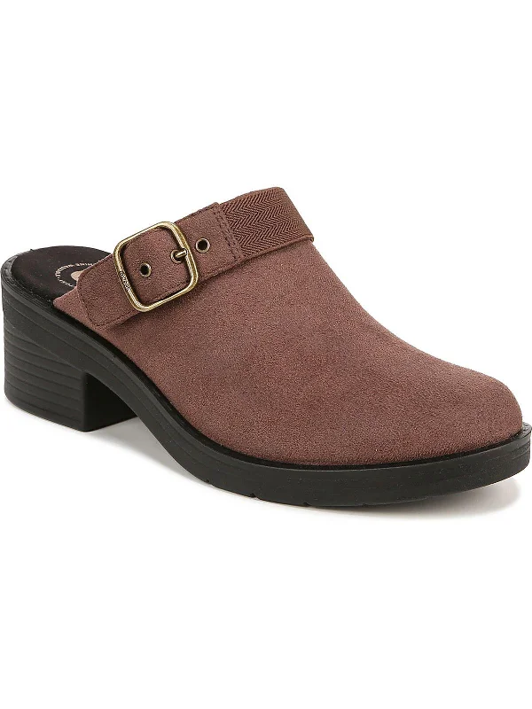 Stylish Savings Open Book Womens Buckle Round Toe Clogs
