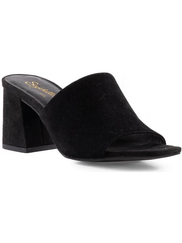 Fashion Sale Optimum Womens Suede Peep-Toe Mules