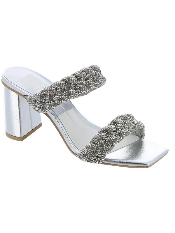 Women's Office Shoes PAILY RHINESTONE Womens Open Toe Rhinestones Pumps