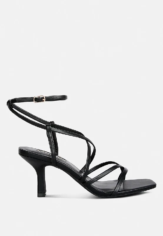 Sale Event, Prices Rock peri peri faux leather strappy heels
