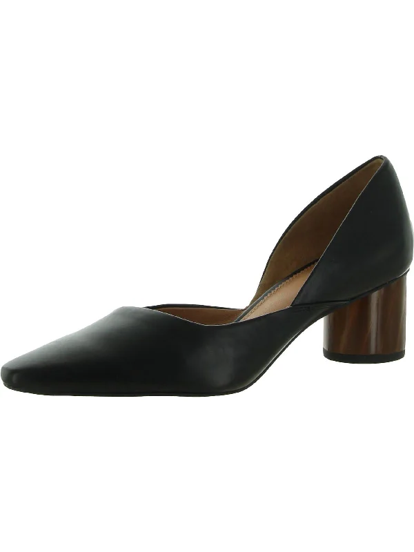 Exclusive Sale Rita Womens Leather Padded Insole D'Orsay Heels