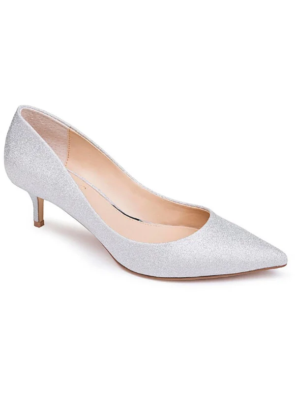 Seasonal Fashion Royalty Womens Faux Suede Slip On Heels