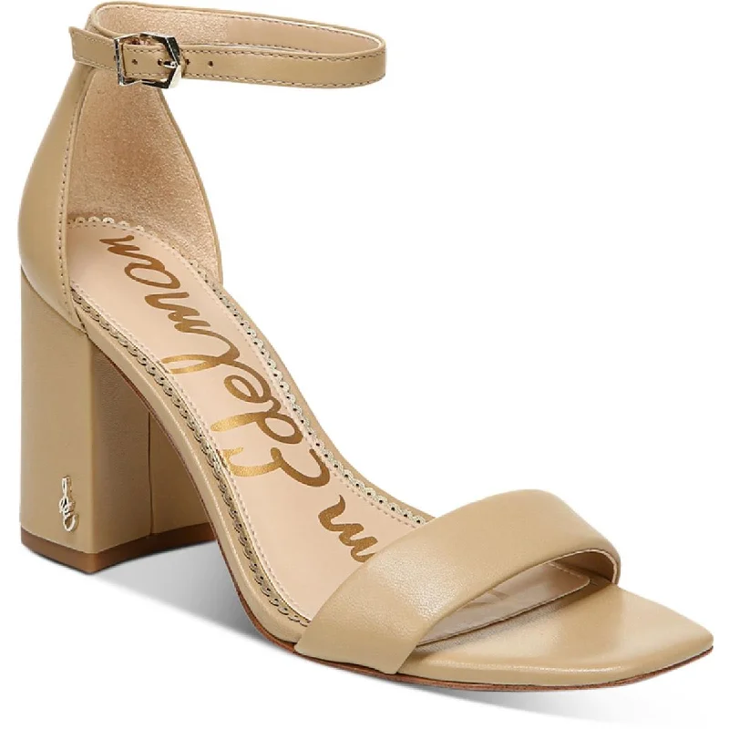 Bid Farewell To The Old Season Sam Edelman Womens Daniella Comfort Insole Ankle Dress Sandals