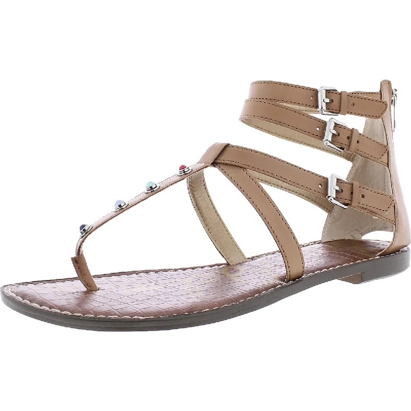 Trend Alert Sam Edelman Womens Genevive Leather Studded Strappy Sandals