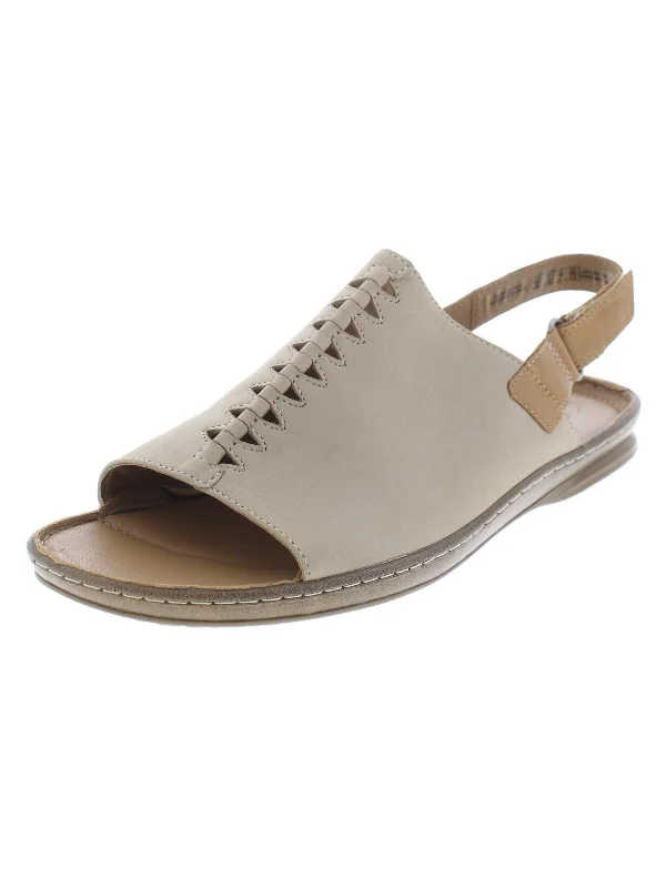Buy More, Save More Sarla Forte Womens Casual Peep-Toe Slingback Sandals