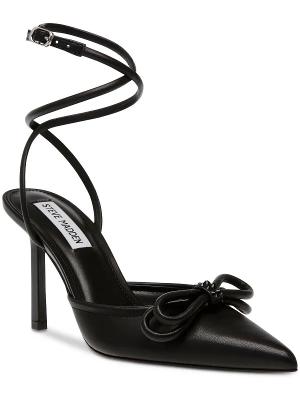 Women's Chic Footwear Sherise Womens Faux Leather Embossed Pumps