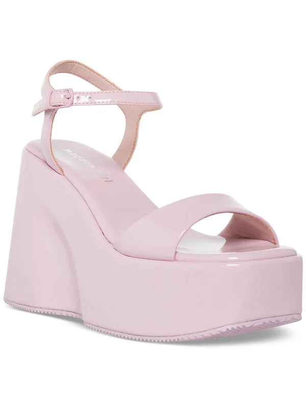 Slip-On Shoes Promotion SILHOUETTE Womens Open Toe Ankle Strap Platform Heels