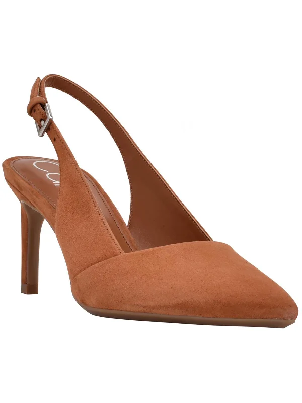 Everyday Shoes Promotion Silvia Womens Padded Insole Slingback Heels