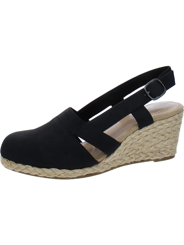 Water-Resistant Shoes Sale Stargaze Womens Ankle Strap Closed Toe Espadrilles