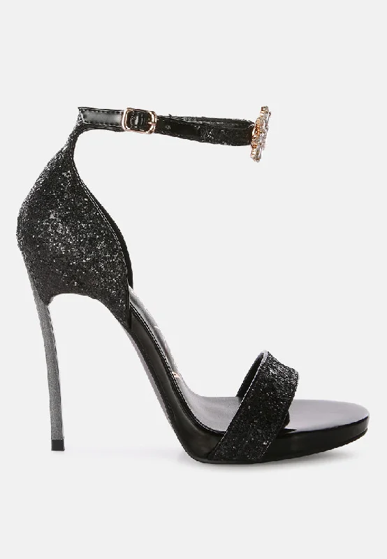 Hot Items straight fire high heel glitter stilettos