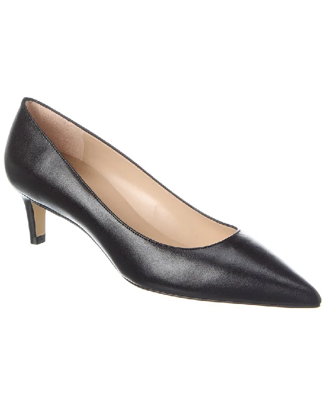 Vintage-Inspired Footwear Sale Stuart Weitzman Mara 50 Leather Pump