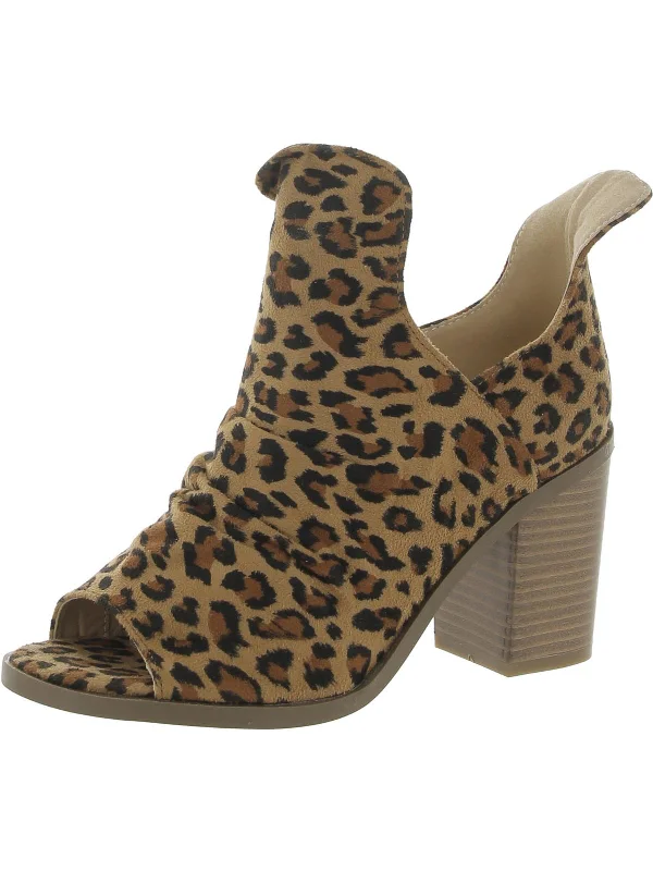 Women's Flats Sale Susana Womens Slip On Peep Toe Block Heels