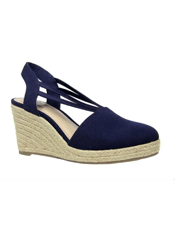 Best Sellers Taedra Womens Casual Ankle Strap Espadrille Heels