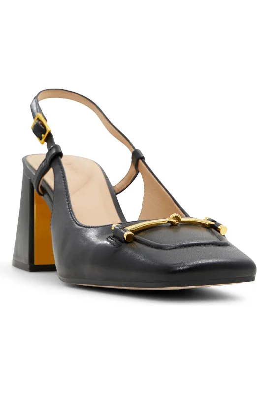 Retro Style Promotions Ted Baker Women's Mia Icon Leather Slingback Pumps, Black
