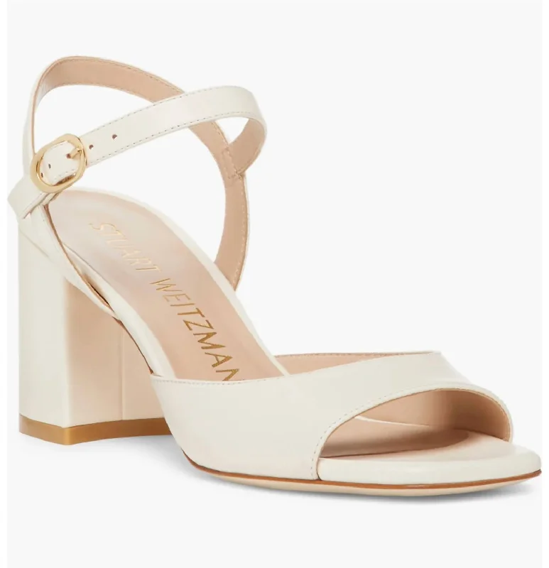 Bold Style Discounts Tia 75 Block Sandal In Seashell