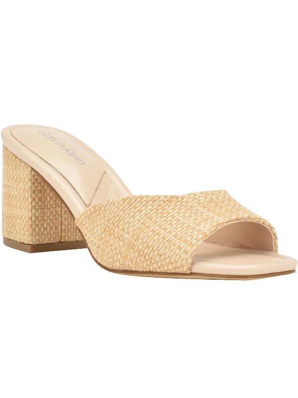 Flash Sale Fever Toven 3 Womens Woven Manmade Mule Sandals