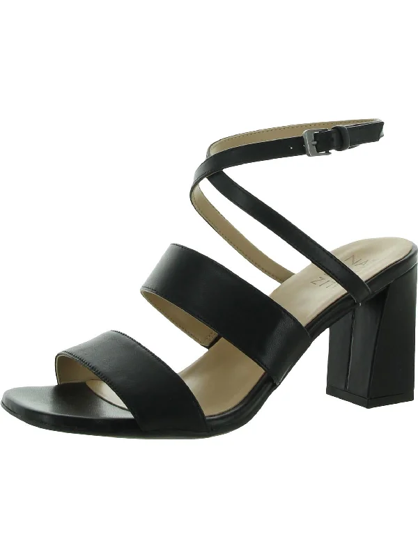 Cool Prices Trinity Womens Leather Square Toe Heels