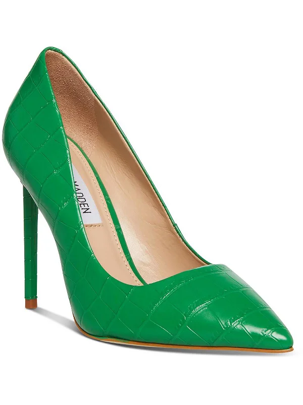 Women's Walking Shoes Vala-C Womens Faux Leather Embossed Pumps