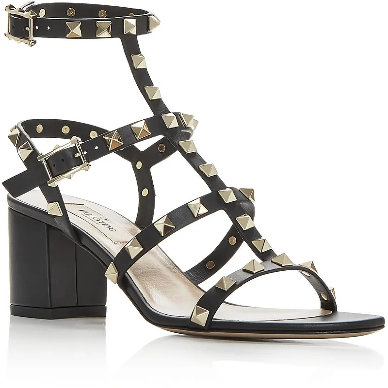 Trendy Footwear Sale Valentino Garavani Womens ROCKSTUD CITY Leather Round toe Heels Trendy Footwear Sale Valentino Garavani Womens ROCKSTUD CITY Leather Round toe Heels