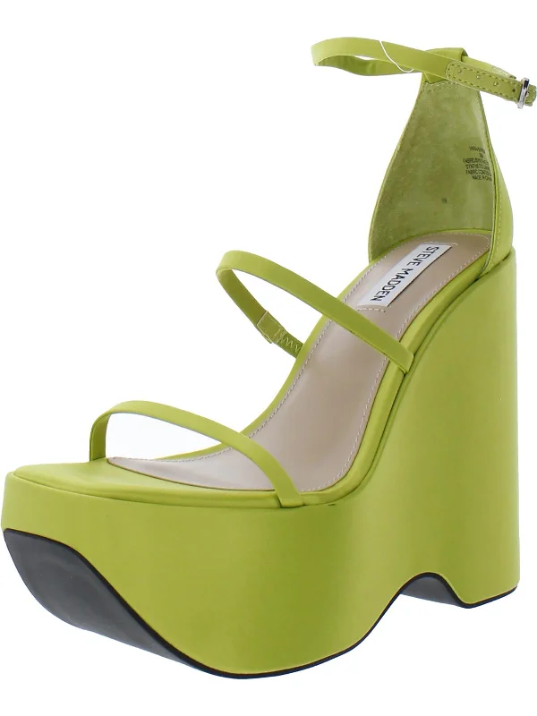 Flash Sales This Week Varia Womens Satin Strappy Wedge Heels