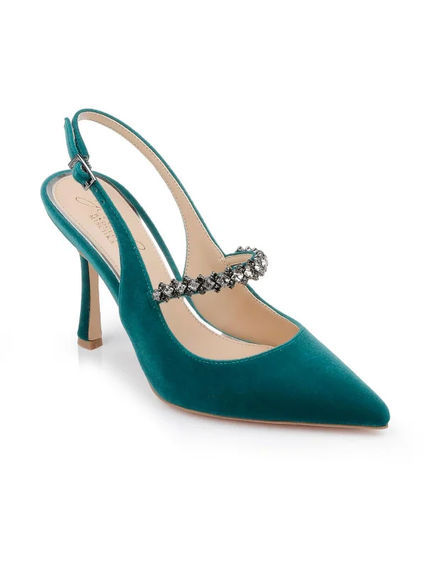 Flash Discount VERENA Womens Velvet Slingback Heels