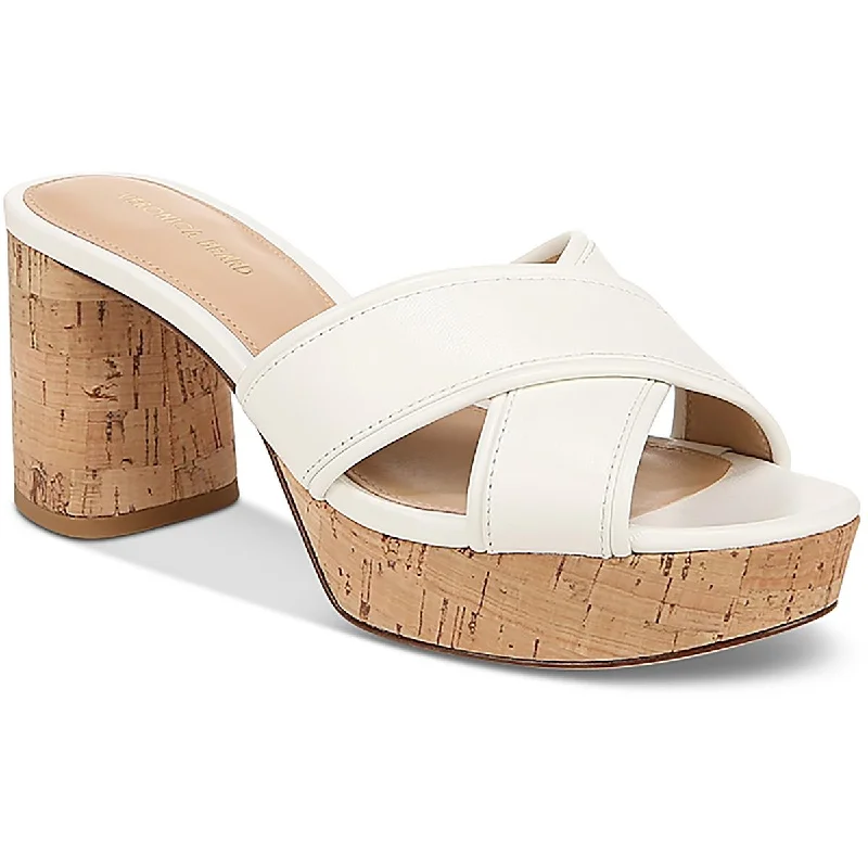 Outdoor Shoes Sale Veronica Beard Womens Dory Leather Slip On Platform Sandals