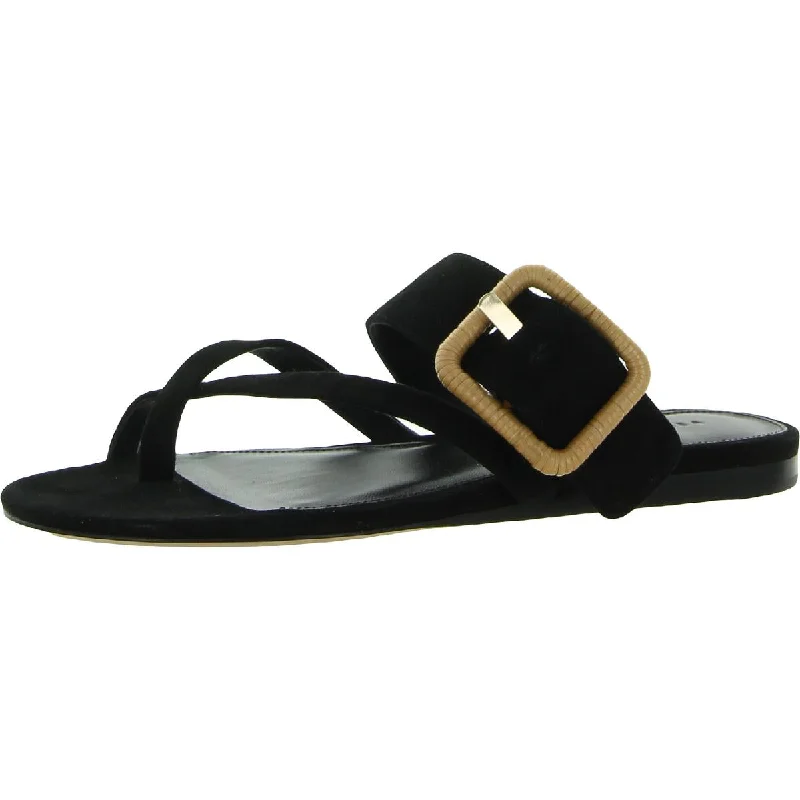Browse Our Top Products Veronica Beard Womens Salva Suede Slip On Slide Sandals