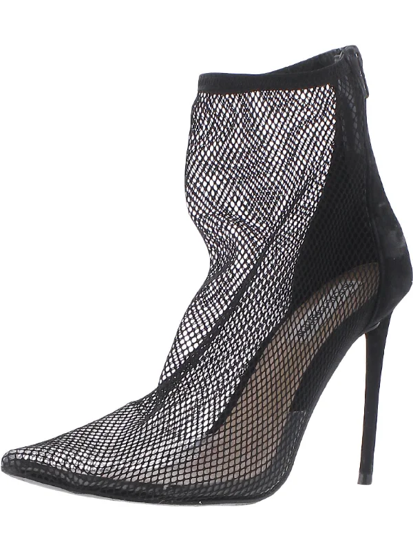 Holiday Discount Vielo Womens Fishnet Ankle Boot Booties