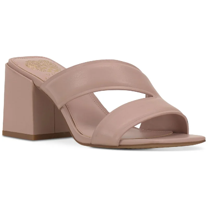 Sleek Style Discounts Vince Camuto Womens Jinani Leather Slip On Block Heel