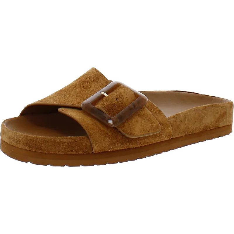 Clearance Event Vince Womens Grant Suede Slip On Slide Sandals