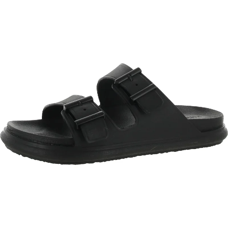 Unleash Your Trend Driven Style Vince Womens Jady  Buckles Slip On Slide Sandals
