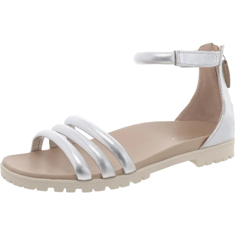 Chic Trend Collection Vionic Womens Laurel Leather Zipper Ankle Strap