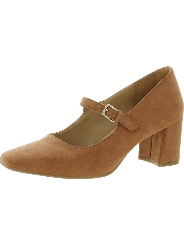 Chic Trend Collection Warner Womens Buckle Square Toe Mary Jane Heels