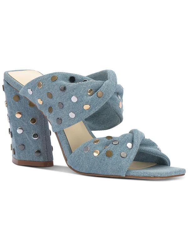 Statement Footwear Discount WAVIA2 Womens Open Toe Slip On Pumps