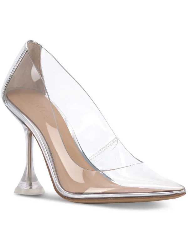 The Latest Fashion Trends Womens Clear Pointed Toe Pumps