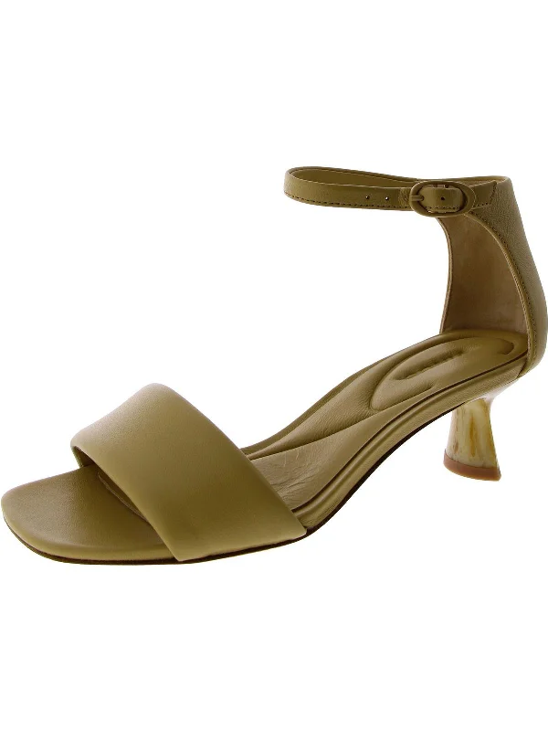 Shop The Hottest Deals Womens Leather Ankle Strap Heels