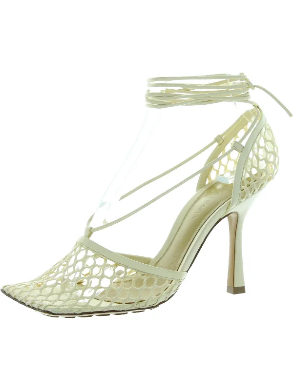 Slip-On Shoes Promotion Womens Leather Mesh Pumps