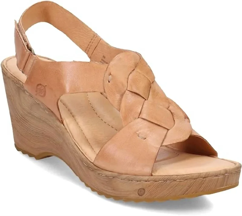 Holiday Attire Sale Women's Nina Wedge Sandals In Natural