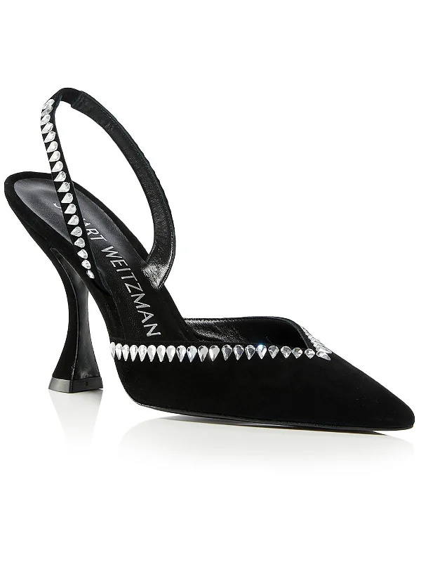 Women's Designer Boots Xcurve 100 Womens Crystal Pointed Toe Pumps