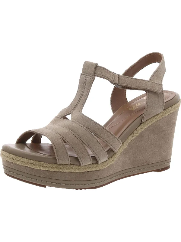 Mega Sales Zia Reign Womens Strappy Open Toe Wedge Sandals